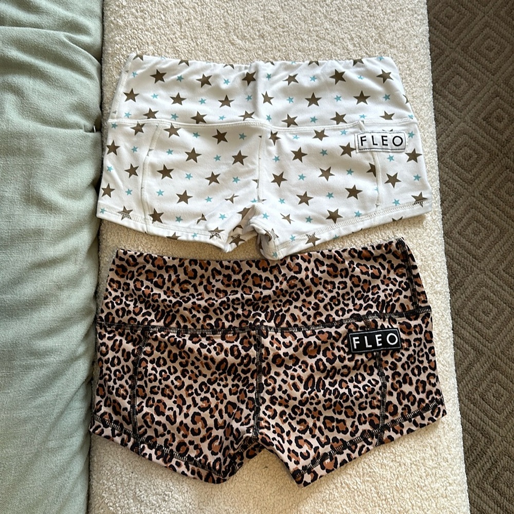 Fleo low rise contour shorts size small